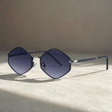 Hexagon Metal Frame Sunglasses