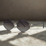 Hexagon Metal Frame Sunglasses