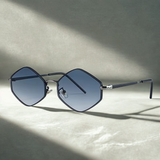 Hexagon Metal Frame Sunglasses