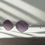 Hexagon Metal Frame Sunglasses
