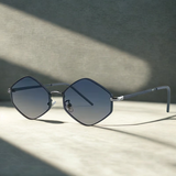 Hexagon Metal Frame Sunglasses