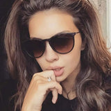 Round Cat Eye Sunglasses