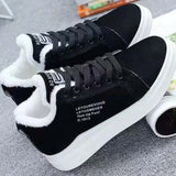 Fur Lined Platform Sneaker Boots