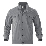 Corduroy Loose Fit Collared Jacket