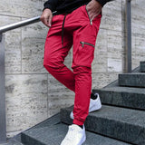 Slim Fit Drawstring Cargo Pants