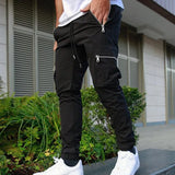 Slim Fit Drawstring Cargo Pants