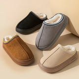 Plush Platform Winter Home Slippers
