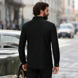 Retro Corduroy Polo Shirt