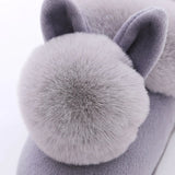 Rabbit Plush Indoor Slippers