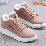 Fur Lined Platform Sneaker Boots