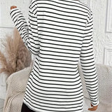 Striped Crew Neck Long Sleeve