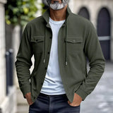 Corduroy Loose Fit Collared Jacket