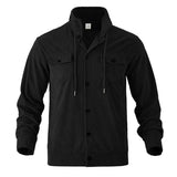 Corduroy Loose Fit Collared Jacket