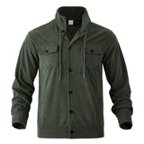 Corduroy Loose Fit Collared Jacket