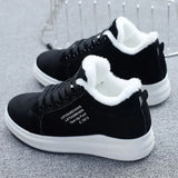 Fur Lined Platform Sneaker Boots