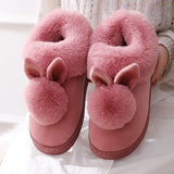 Rabbit Plush Indoor Slippers