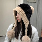 Pom Pom Knit Winter Hat