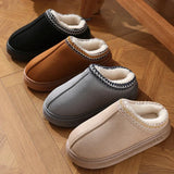 Plush Platform Winter Home Slippers