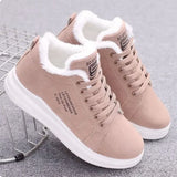 Fur Lined Platform Sneaker Boots
