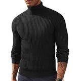 Slim Fit Turtleneck Knit Sweater