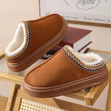 Plush Platform Winter Home Slippers