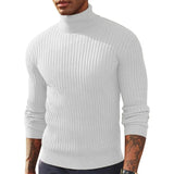 Slim Fit Turtleneck Knit Sweater