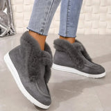 Winter Plush Platform Boots