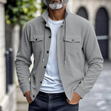 Corduroy Loose Fit Collared Jacket