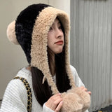 Pom Pom Knit Winter Hat