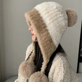 Pom Pom Knit Winter Hat