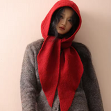 Knit Balaclava Hooded Scarf