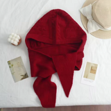 Knit Balaclava Hooded Scarf