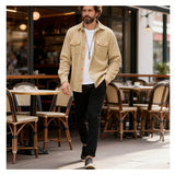 Retro Corduroy Polo Shirt