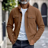 Corduroy Loose Fit Collared Jacket