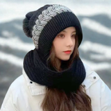 Knit Winter Hat & Scarf Set