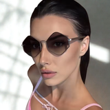 Hexagon Metal Frame Sunglasses