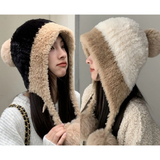 Pom Pom Knit Winter Hat