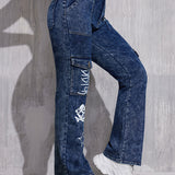 Graffiti Cargo Jeans