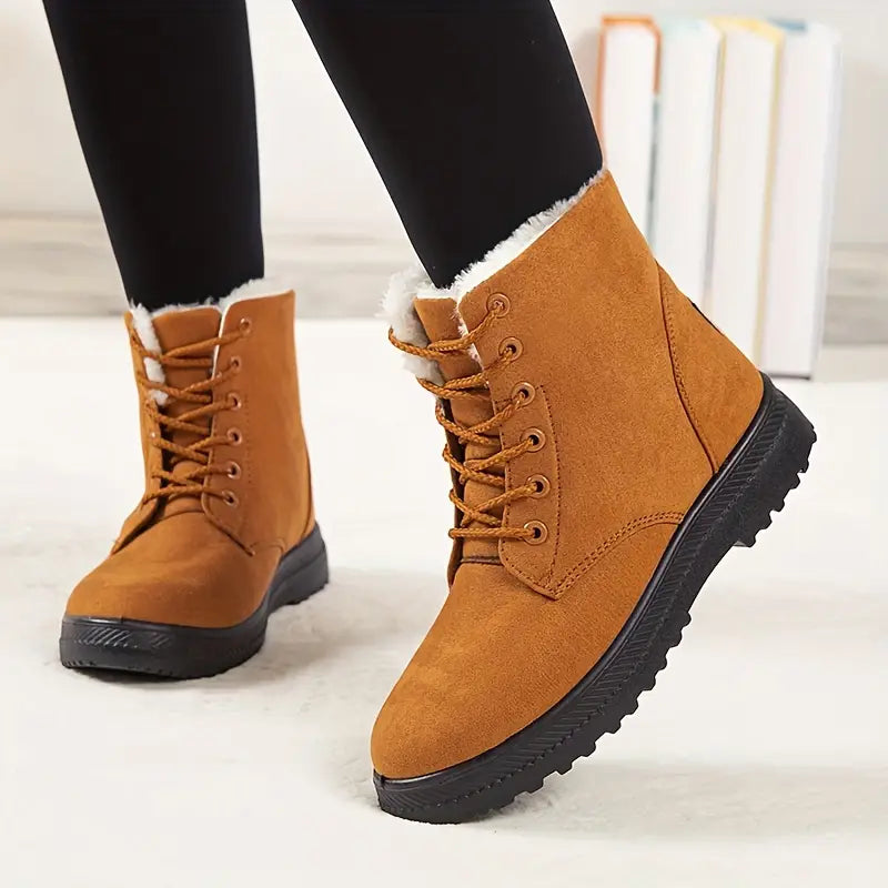 Fur Lined Ankle Boots