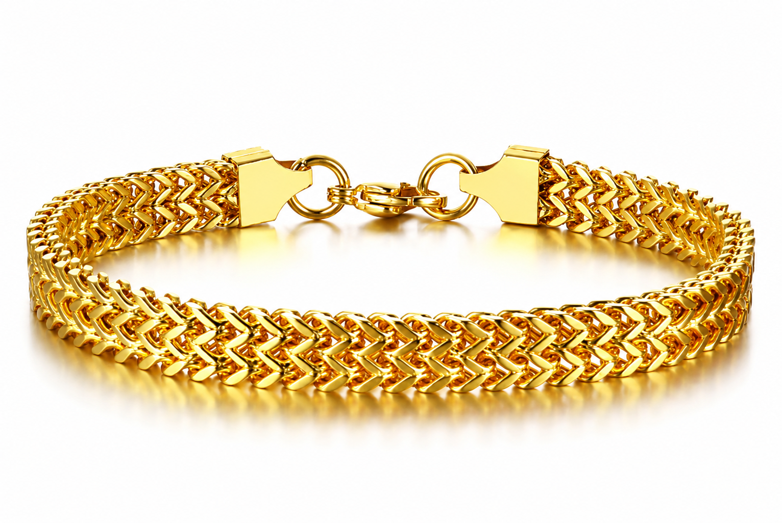 'RIDGE' Franco Chain Bracelet