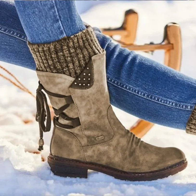 Mid Calf Winter Boots