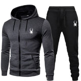 'ATLAS' Hooded Zip-Up Tracksuit Set