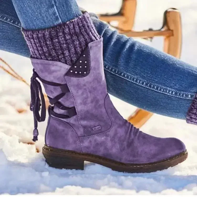 Mid Calf Winter Boots