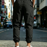 ‘Nomad’ Linen Cargo Joggers