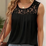 ‘Luna’ Lace Flow Top