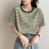 'LUNEA' Relaxed Striped Tee