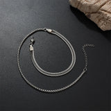 'RIDGE' Stainless Steel Chain Bracelet
