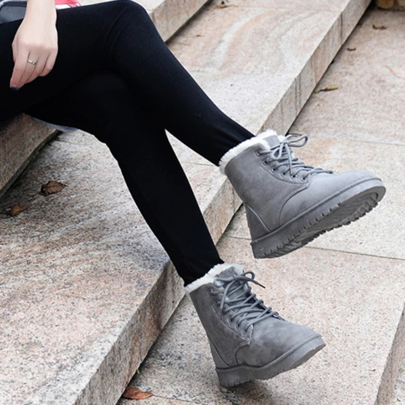 Velvet Warm Short Boots