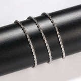 'RIDGE' Twisted Singapore Chain Necklace