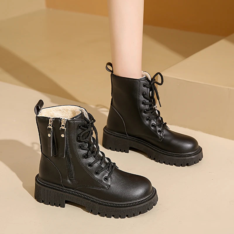 Faux Fur Lined Winter Boots